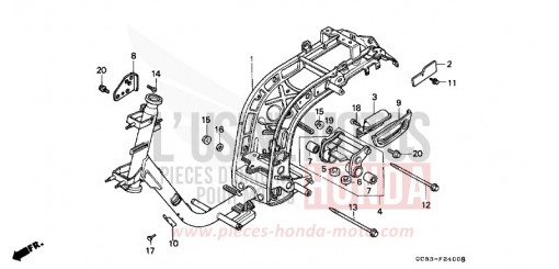 RAHMENKOERPER (1) NH50MSL de 1990